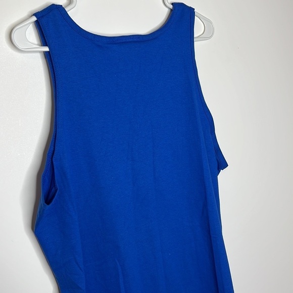 NWOT Walt Disney World Navy Rainbow Paint Splatter Oversized Sleeveless Tank Top - Picture 5 of 5